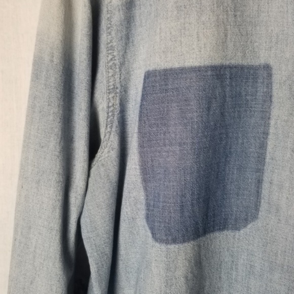 Michael Kors Chambray Button Down Top - Picture 3 of 6